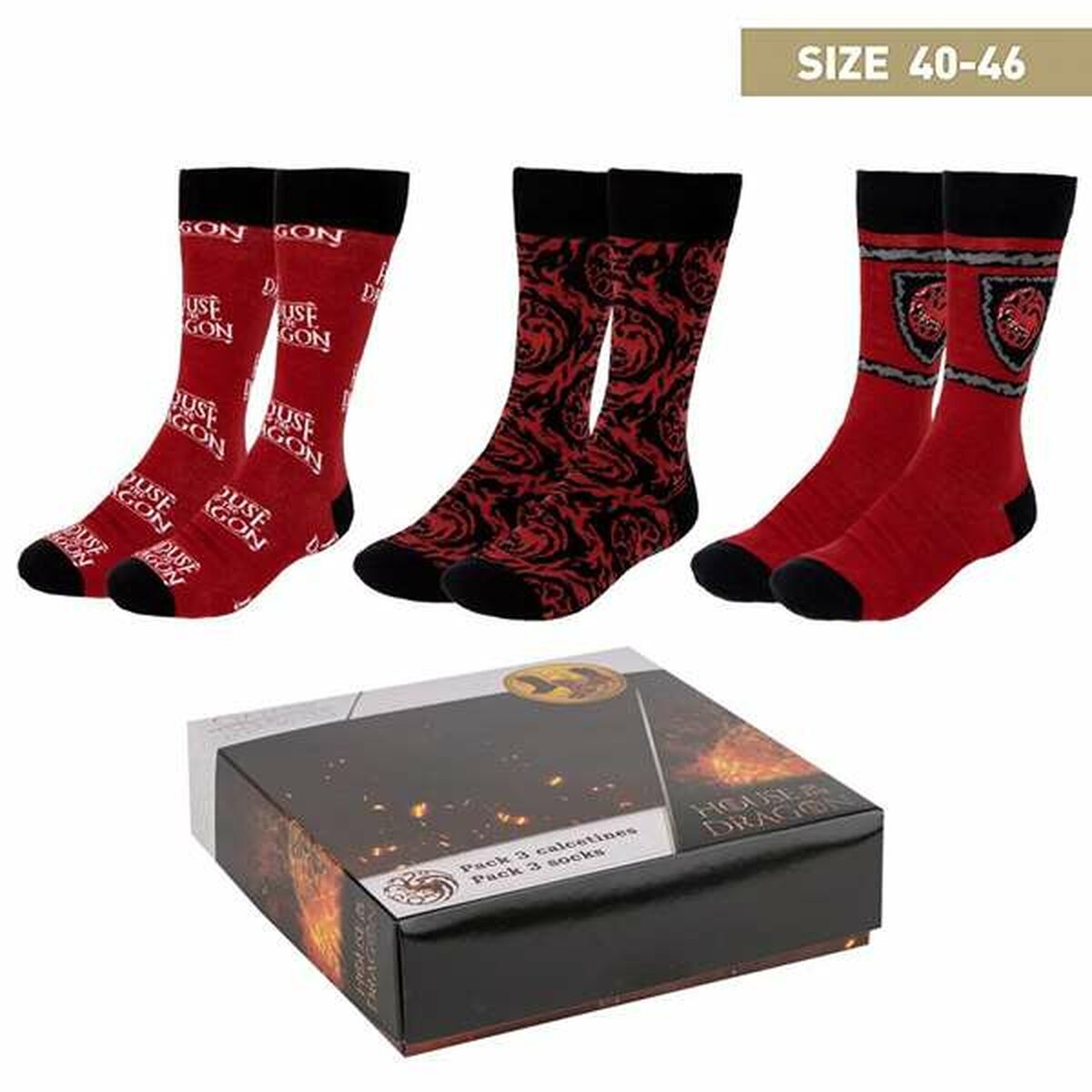 Socks House of Dragon Multicolour 40-46 - Vero.com