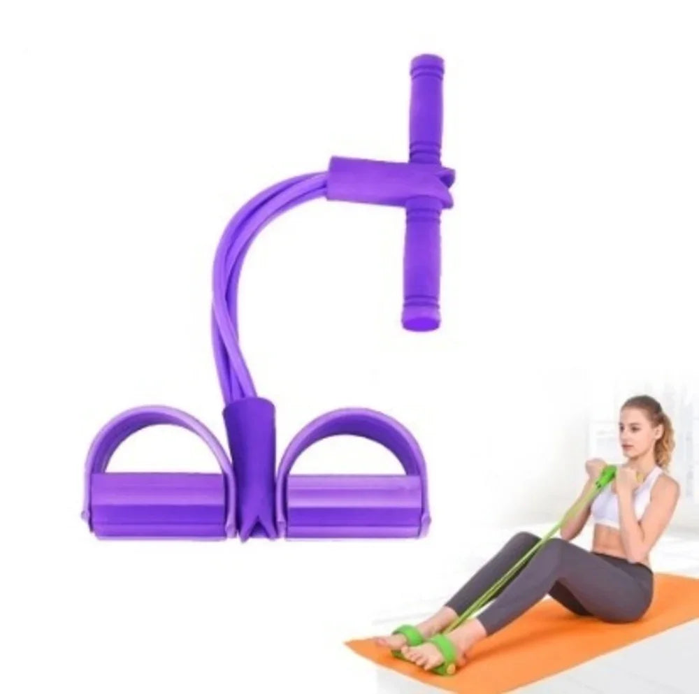 Portable Fitness Resistance Band with Pedal - Vero.com