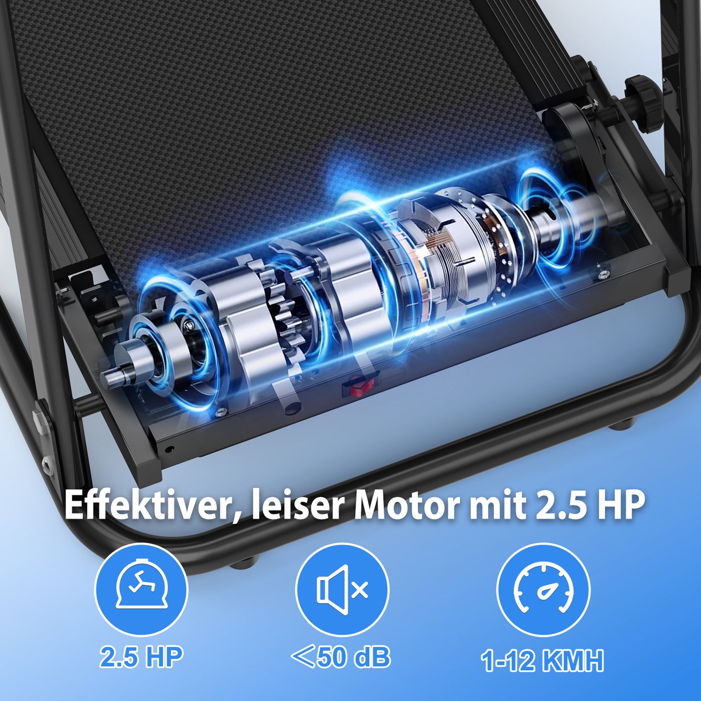 EU Home Office Desk Treadmills, Compact Desktop Treadmills With Inclined Portable Treadmills, 2-in-1 Treadmills For Walking, Running And Jogging, With A Weight Capacity Of 120KG