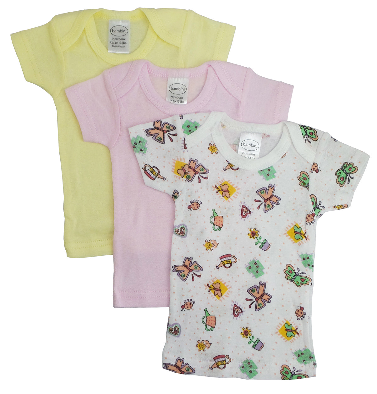 Girls Printed Short Sleeve Variety Pack - Vero.com 
