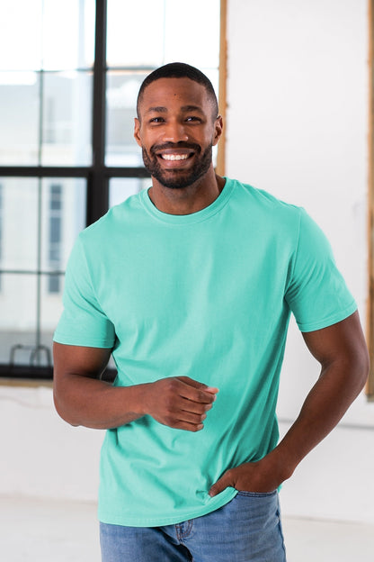 Unisex Premium Cotton Short Sleeve Tee (Fashion Colors) - Vero.com 