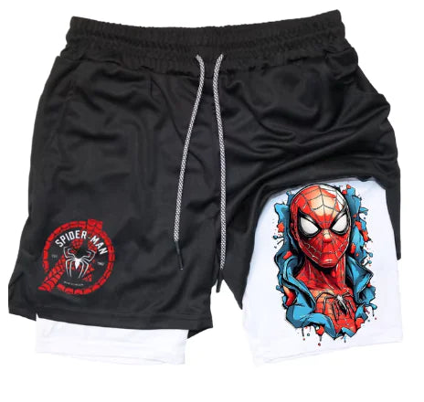 Marvel Spider-Man Venom Gym Shorts Men Fitness - Vero.com 