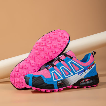 Hiking Breathable Large Size Shoes Front Lace-up