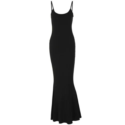 Spaghetti Strap Long Dress Women Sexy Slim Skinny Bodycon Party Club - Vero.com 