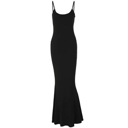 Spaghetti Strap Long Dress Women Sexy Slim Skinny Bodycon Party Club - Vero.com 