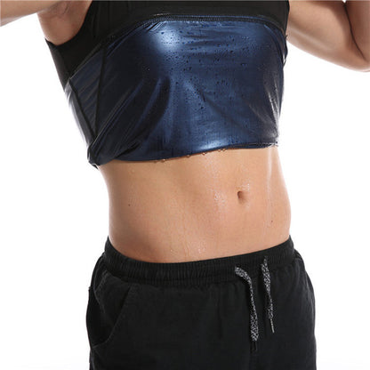 Men's And Women's Corset Violent Sweat Suit Belly Fitness Vest