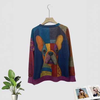 Women's Casual Christmas Digital Printing Sweater