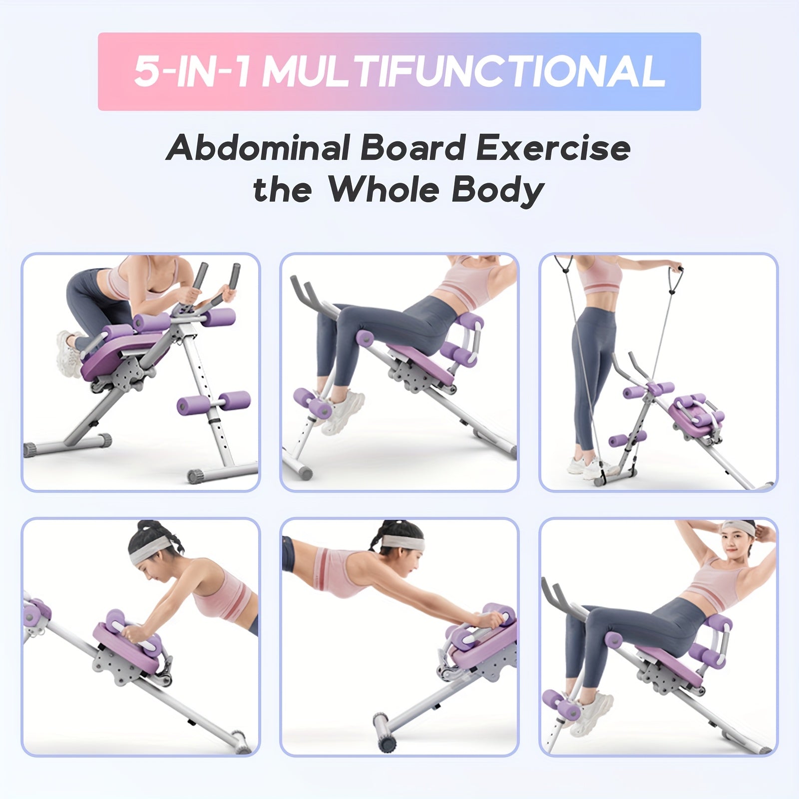 Adjustable Abdominal Workout Machine Full Body Trainer - Vero.com 