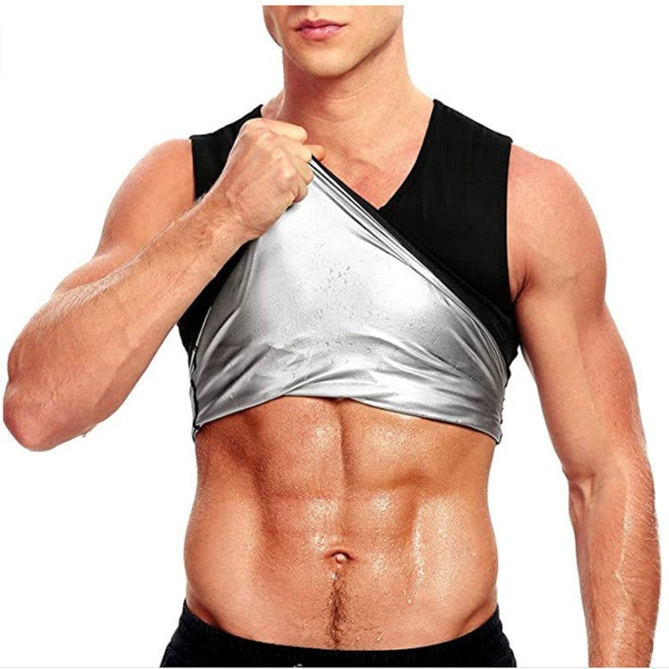 Men's And Women's Corset Violent Sweat Suit Belly Fitness Vest