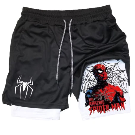 Marvel Spider-Man Venom Gym Shorts Men Fitness - Vero.com 