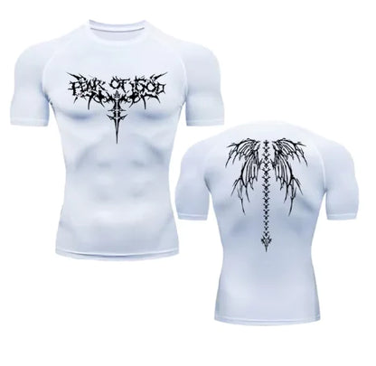 Anime Print Gym Sport Quick Dry Gym TShirts - Vero.com 