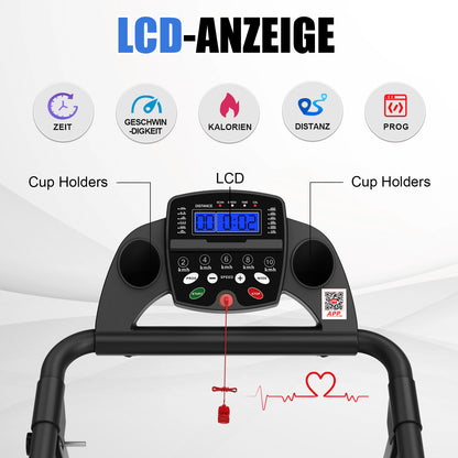 EU Home Office Desk Treadmills, Compact Desktop Treadmills With Inclined Portable Treadmills, 2-in-1 Treadmills For Walking, Running And Jogging, With A Weight Capacity Of 120KG