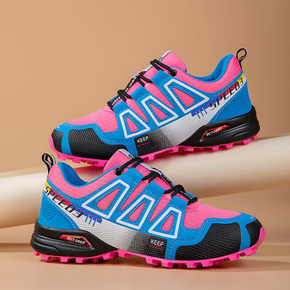 Hiking Breathable Large Size Shoes Front Lace-up