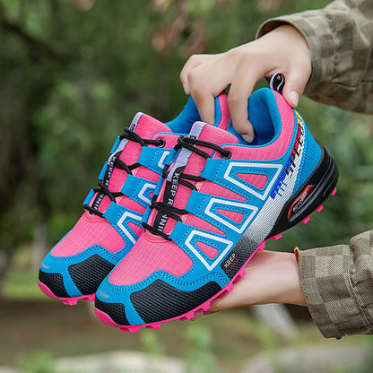 Hiking Breathable Large Size Shoes Front Lace-up