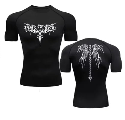 Anime Print Gym Sport Quick Dry Gym TShirts - Vero.com 