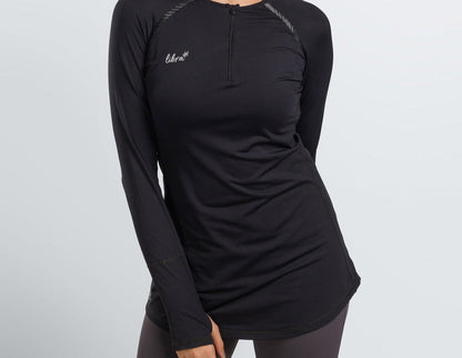 Performance Long sleeve Top - Black - Vero.com 