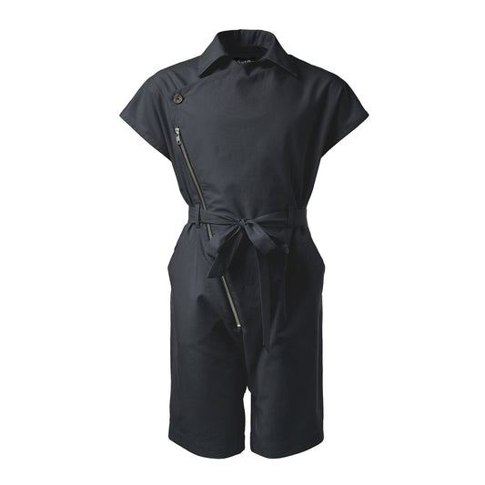 Boys and Girls Black Cotton Jumpsuit - Vero.com 