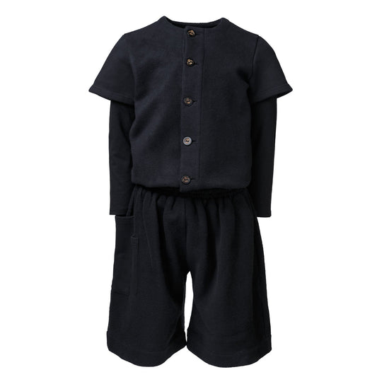 Kids Black Short Boiler Suit - Vero.com 