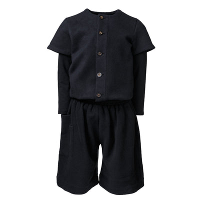Kids Black Short Boiler Suit - Vero.com 