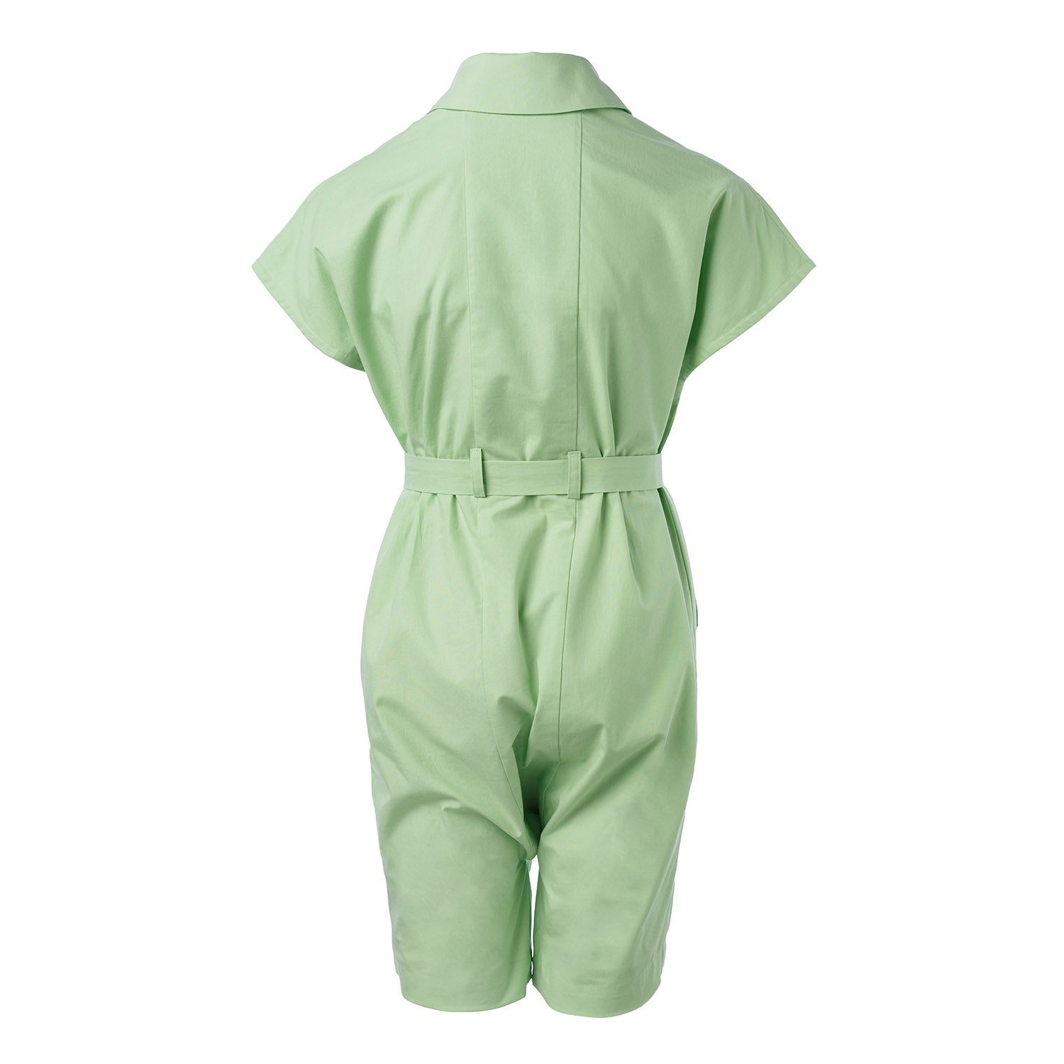 Boys and Girls Green Cotton Jumpsuit - Vero.com 