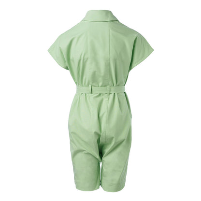 Boys and Girls Green Cotton Jumpsuit - Vero.com 