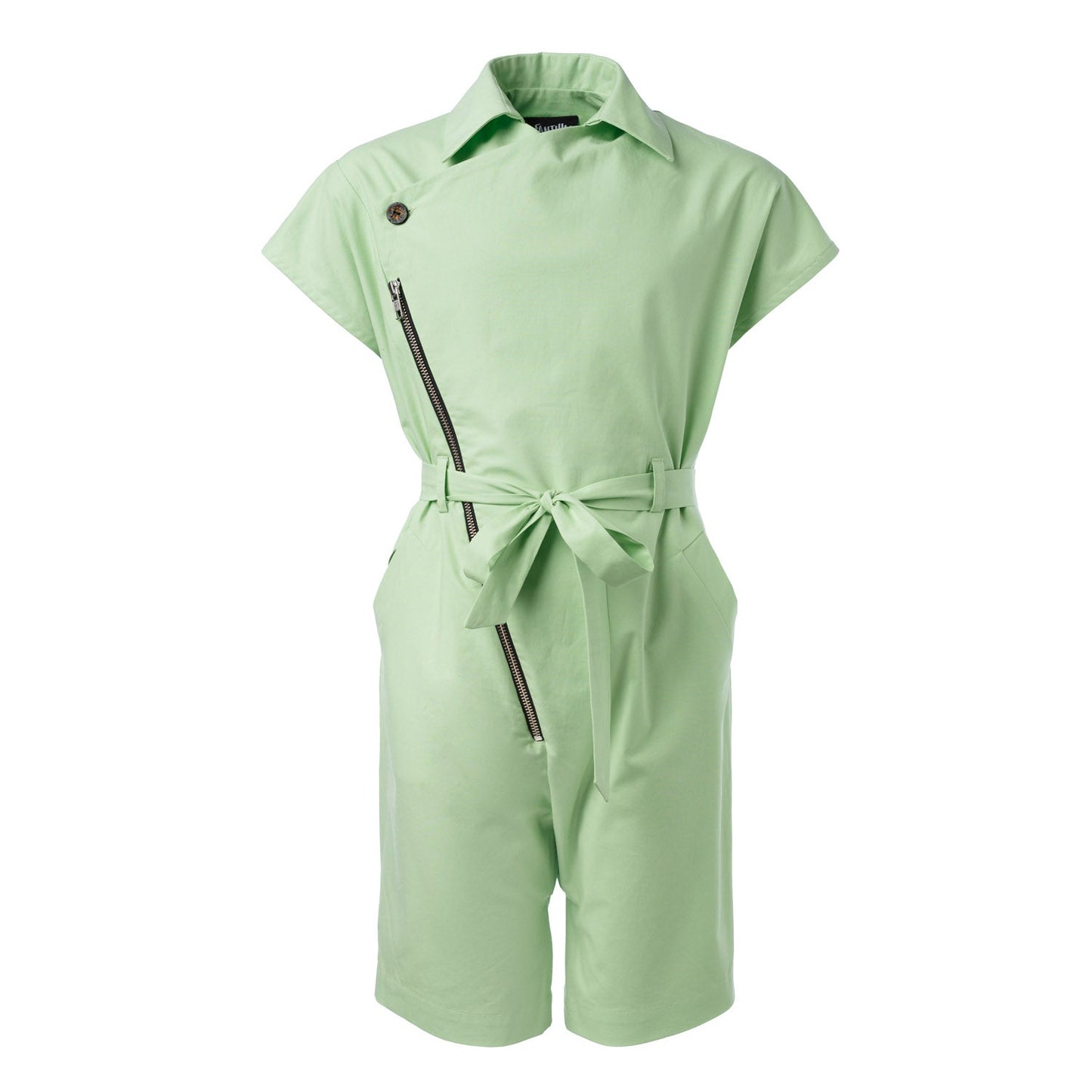 Boys and Girls Green Cotton Jumpsuit - Vero.com 