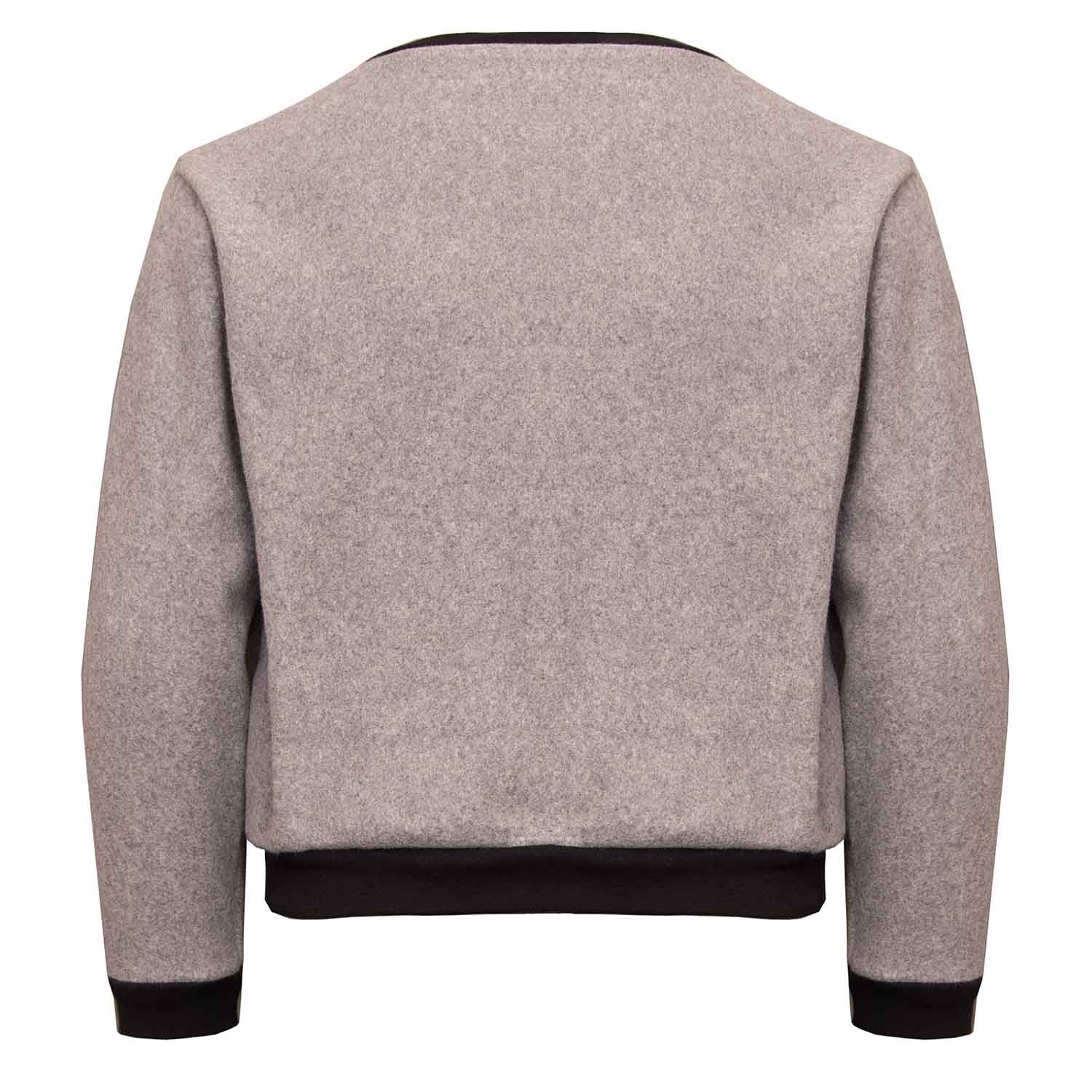 Grey Fleece Sweatshirt with Unicorn Appliqué - Vero.com 