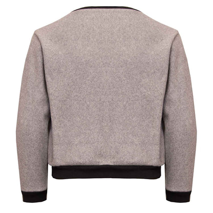 Grey Fleece Sweatshirt with Unicorn Appliqué - Vero.com 