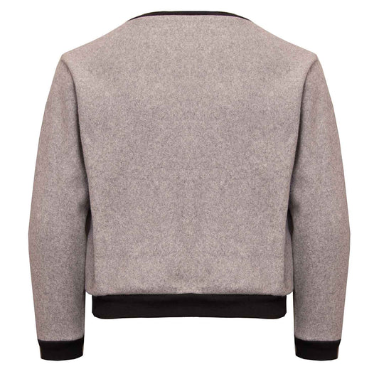 Grey Fleece Sweatshirt with Unicorn Appliqué - Vero.com 