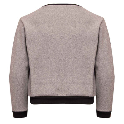 Grey Fleece Sweatshirt with Unicorn Appliqué - Vero.com 