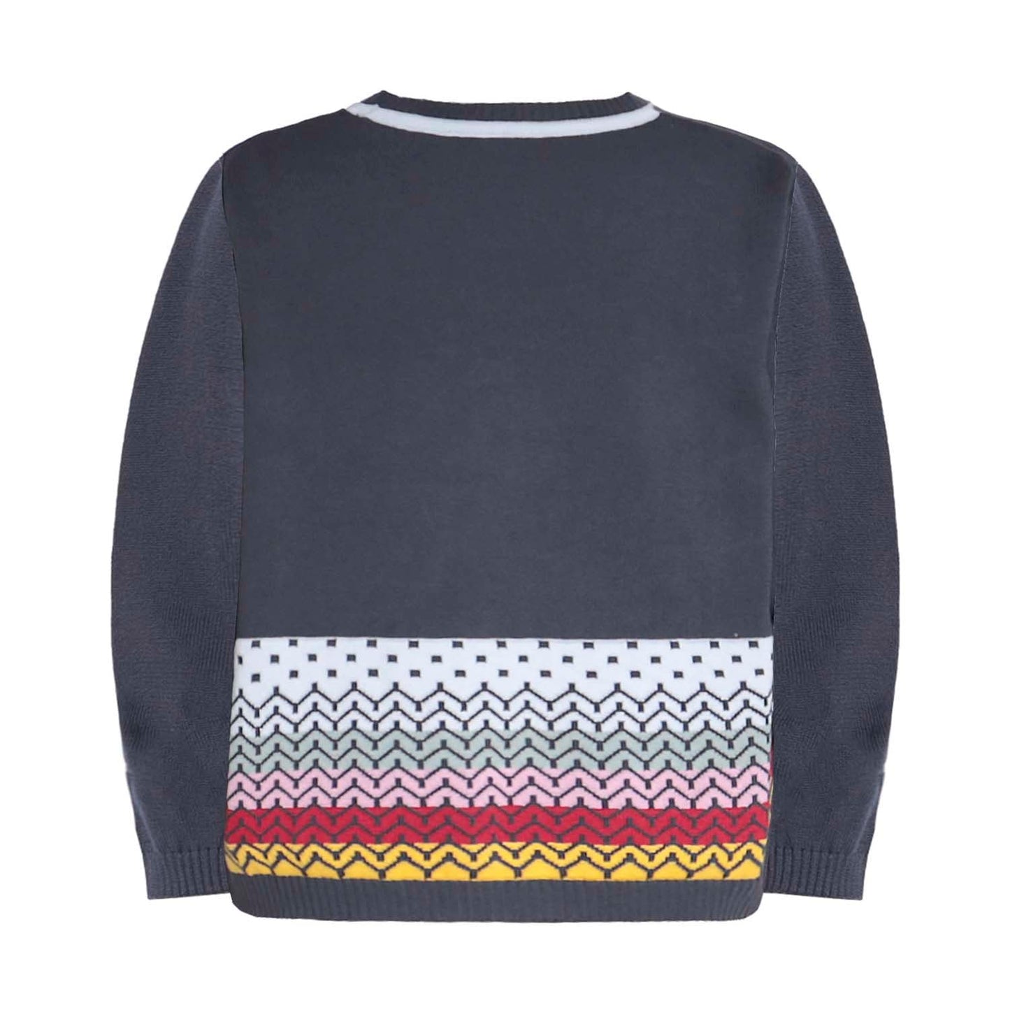 Grey Boys and Girls Cardigan with Hand Embroidery - Vero.com 