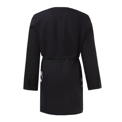 Little Black Dress with Floral Embroidery - Vero.com 