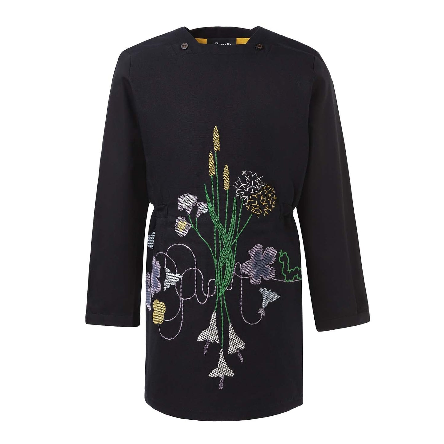 Little Black Dress with Floral Embroidery - Vero.com 