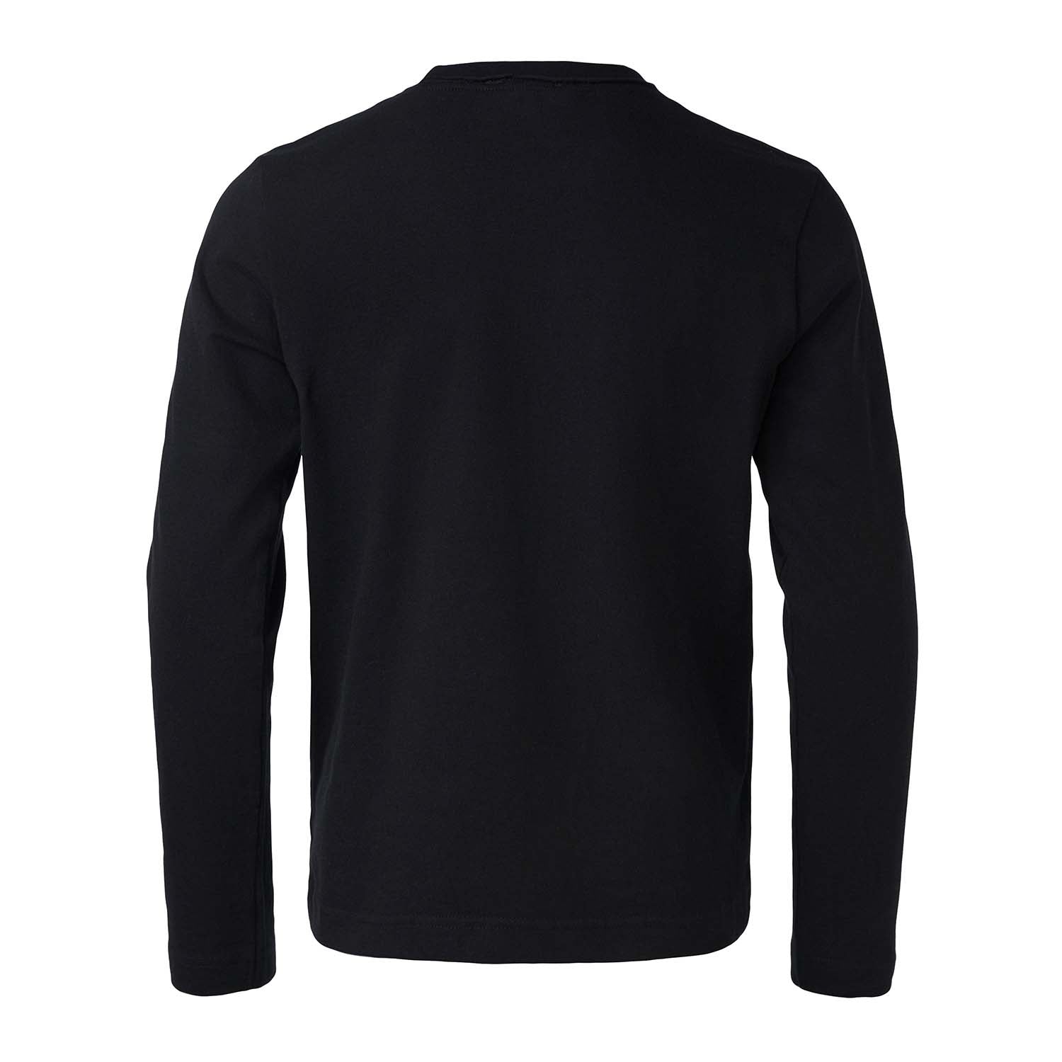 Kids Black Longsleeve Top with Orangutan Application - Vero.com 