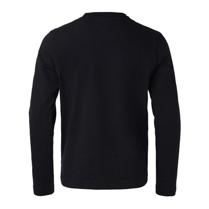 Kids Black Longsleeve Top with Orangutan Application - Vero.com 
