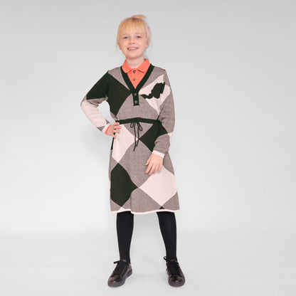 Black & Light Pink Sweater Dress - Vero.com 