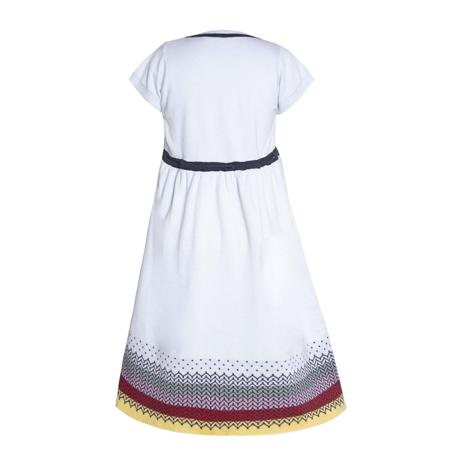 Blue Knitted Spring Dress for Girls - Vero.com 