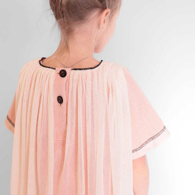 Girls Tulle Dress in Off White - Vero.com 