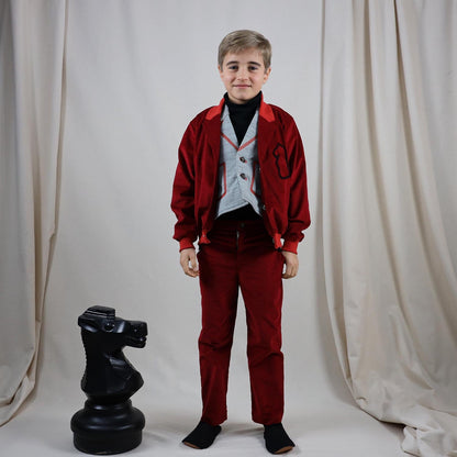 Red Corduroy Pants - Vero.com 