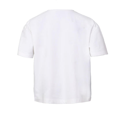 Kids' Oversized White T Shirt with Hand Painting - Vero.com 