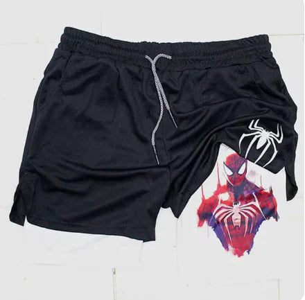 Marvel Spider-Man Venom Gym Shorts Men Fitness - Vero.com 