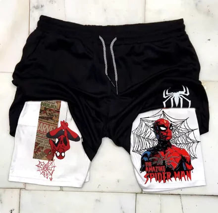 Marvel Spider-Man Venom Gym Shorts Men Fitness - Vero.com 