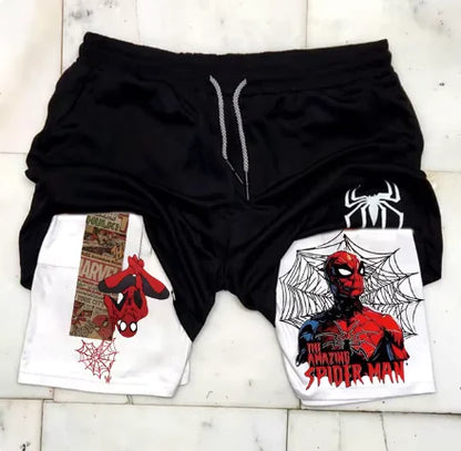 Marvel Spider-Man Venom Gym Shorts Men Fitness - Vero.com 