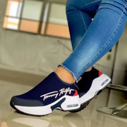 Flat Women Shoes Casual Breathable Wedges Ladies Walking Sneakers - Vero.com 