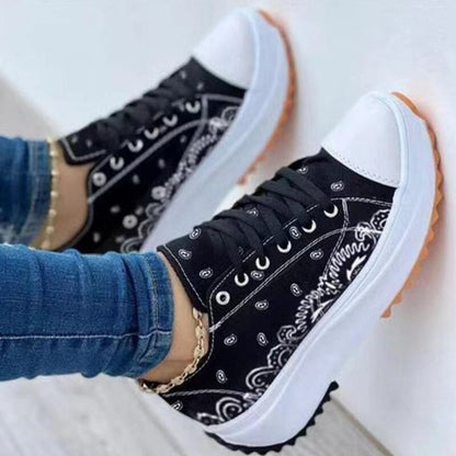 2022 Pattern Canvas Women Sneakers Casual Sport Shoes - Vero.com 