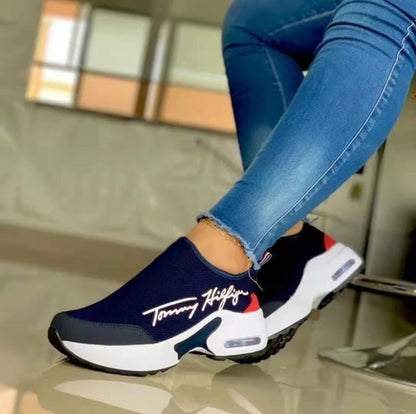 Flat Women Shoes Casual Breathable Wedges Ladies Walking Sneakers - Vero.com 