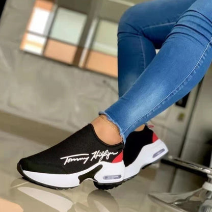 Flat Women Shoes Casual Breathable Wedges Ladies Walking Sneakers - Vero.com 