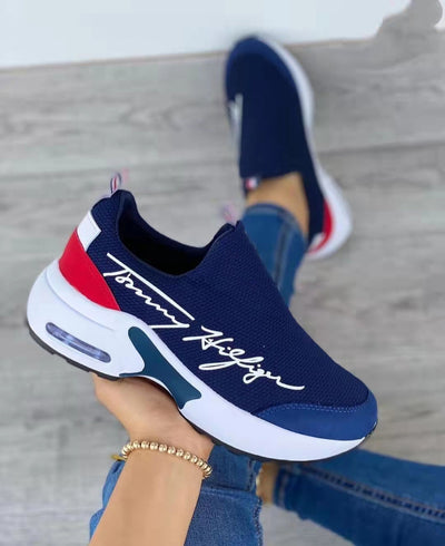 Flat Women Shoes Casual Breathable Wedges Ladies Walking Sneakers - Vero.com 