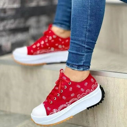 2022 Pattern Canvas Women Sneakers Casual Sport Shoes - Vero.com 