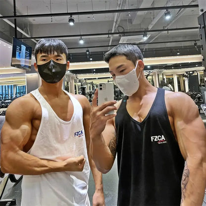 Men's Casual Cotton Vest for Gym and Exercise - Vero.com 